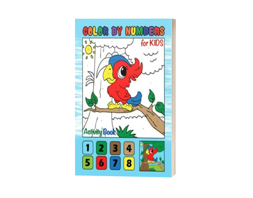Color by Numbers Activity Book for Kids