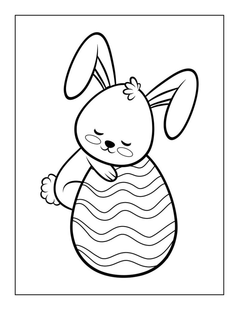 Easter Egg Coloring Page