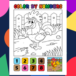 Color by Numbers Bird