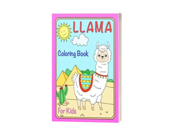 Llama coloring Book