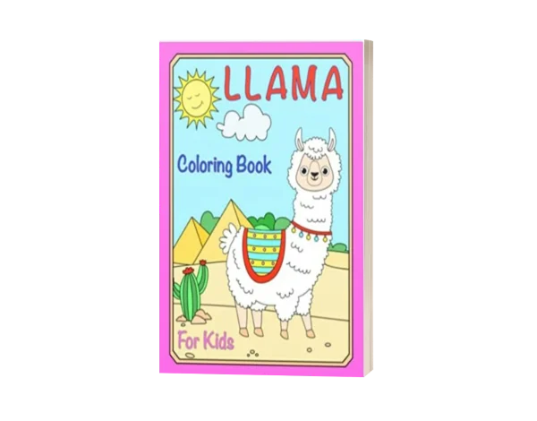 Llama coloring Book