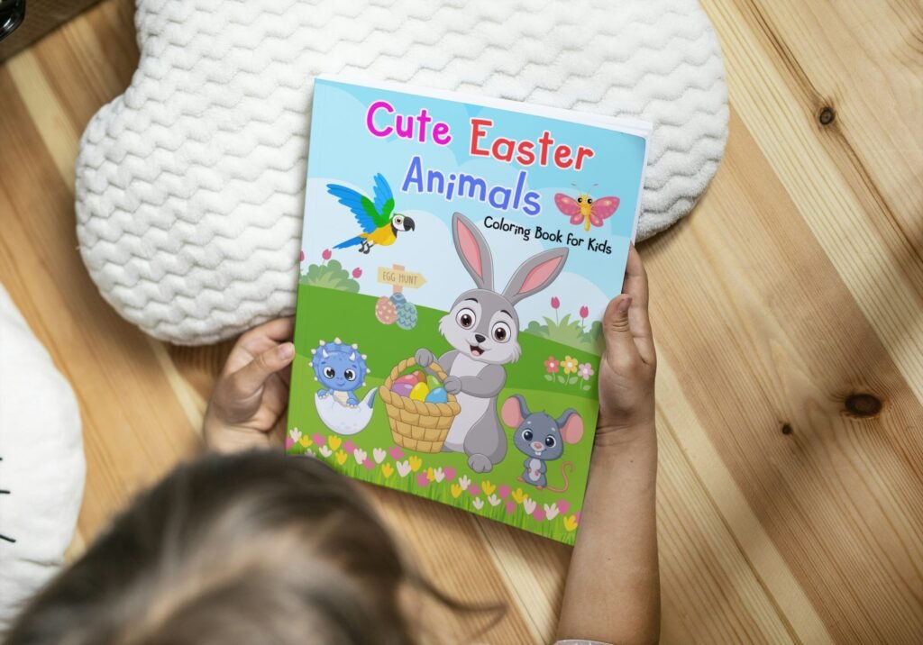 Cute Easter Animals Coloring Book for Kids: Adorable Illustrations and Spring Joy. Lovely Flowers, Easter Eggs, Bunnies, Dogs, Dinosaurs, Birds, Chicks, Turtles, and More!