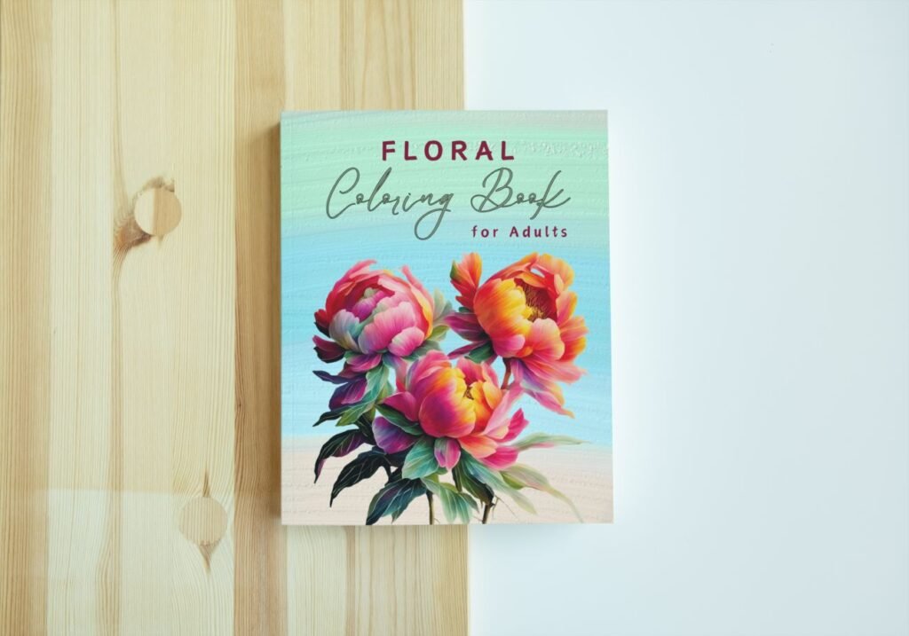 Floral Coloring Book for Adults