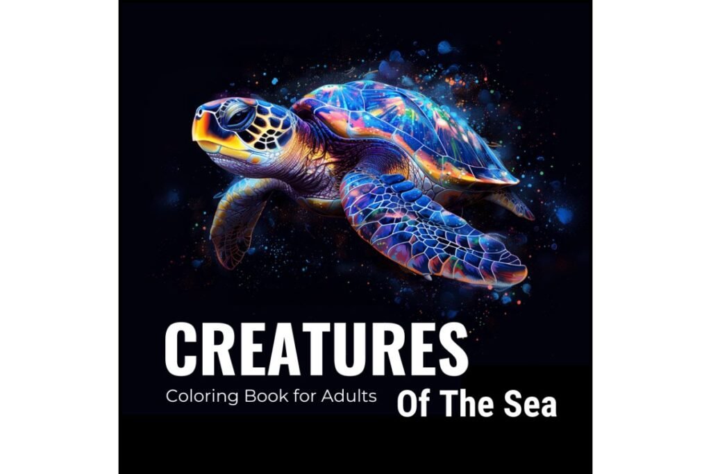 Sea Creatures Coloring Book for Adults