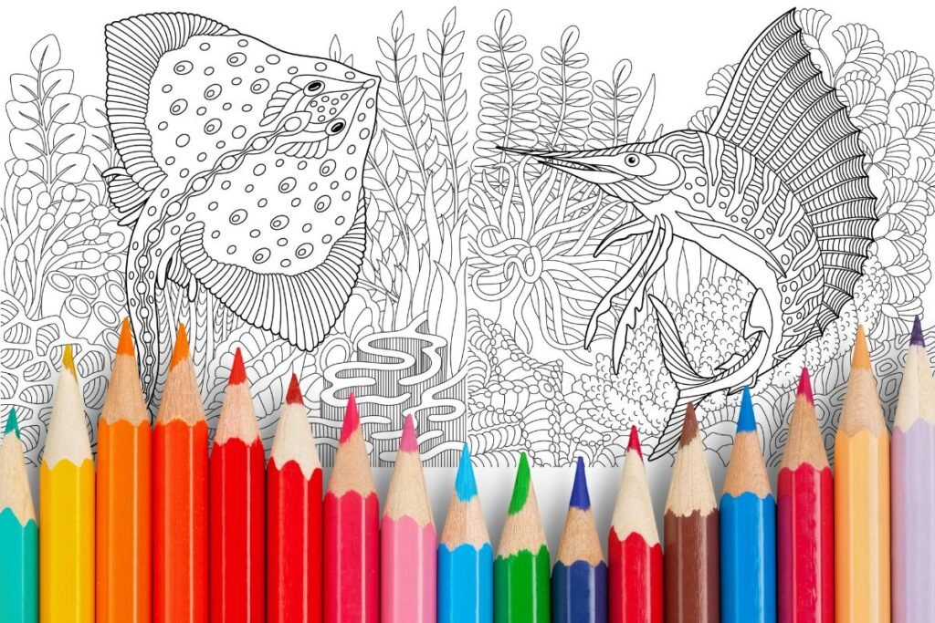 Fish Coloring Book