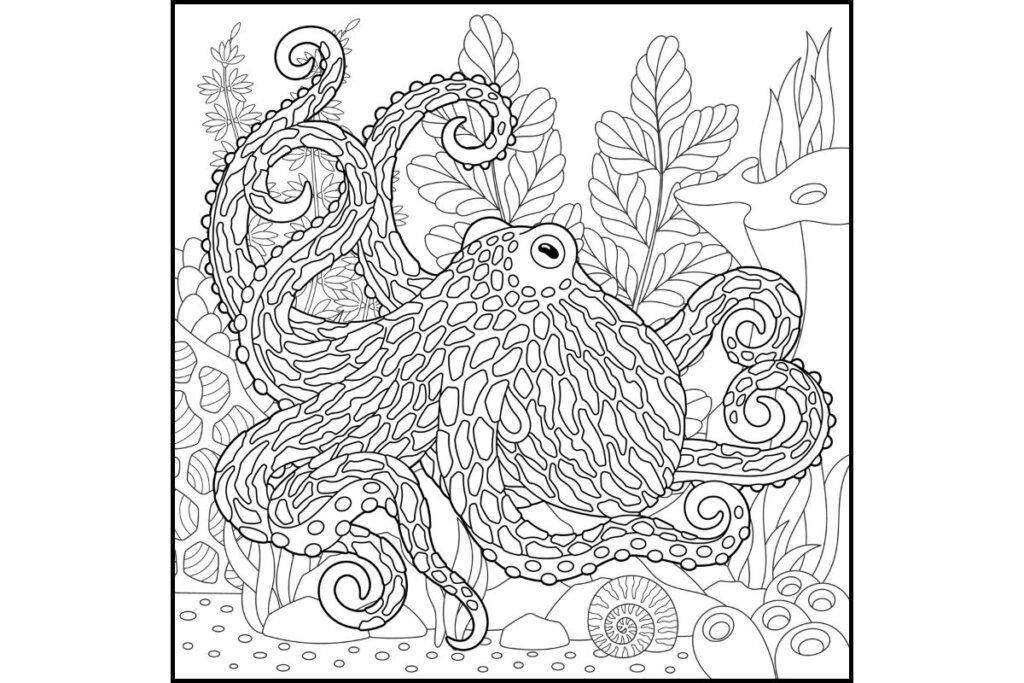 Octopus Coloring Page